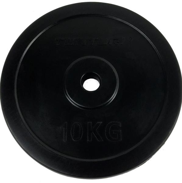 Tunturi Gumijas svaru disks 10kg, viens