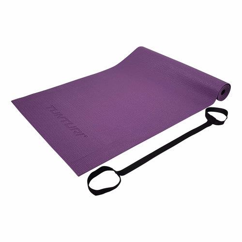 Tunturi PVC jogas paklājiņš 4mm violets