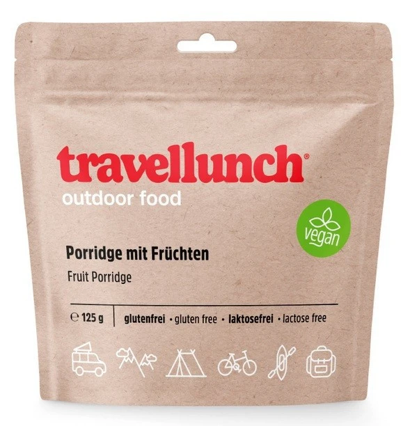 TRAVELLUNCH Tūristu pārtika FRUIT PORRIDGE, Lactose