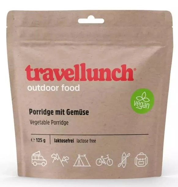 TRAVELLUNCH Tūristu pārtika VEGETABLE PORRIDGE, Lactose