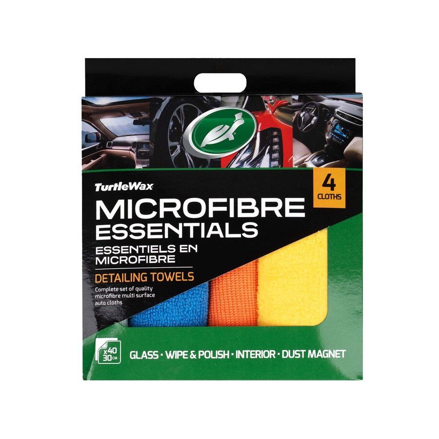 TURTLE WAX Microfibre Essentials Kit 4pcs