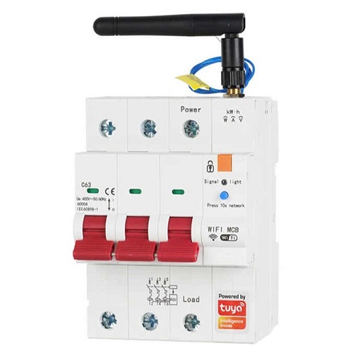 TUYA Smart Circuit Breaker, 3P, Wi-Fi