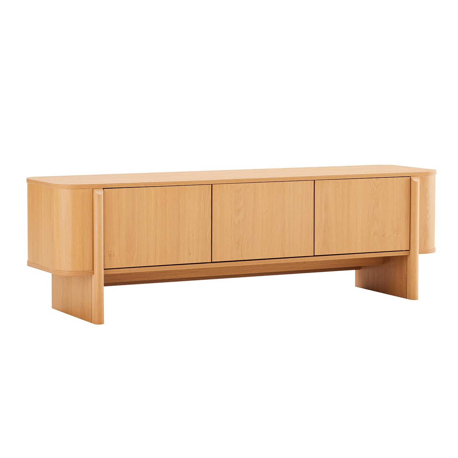 TV galds MORBEN 160x42xH50cm, melamīns ar
