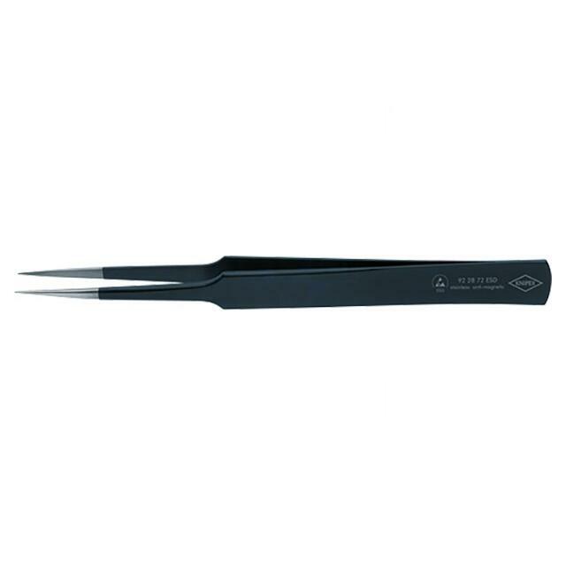 KNIPEX Tweezers; non-magnetic; Blade tip shape: