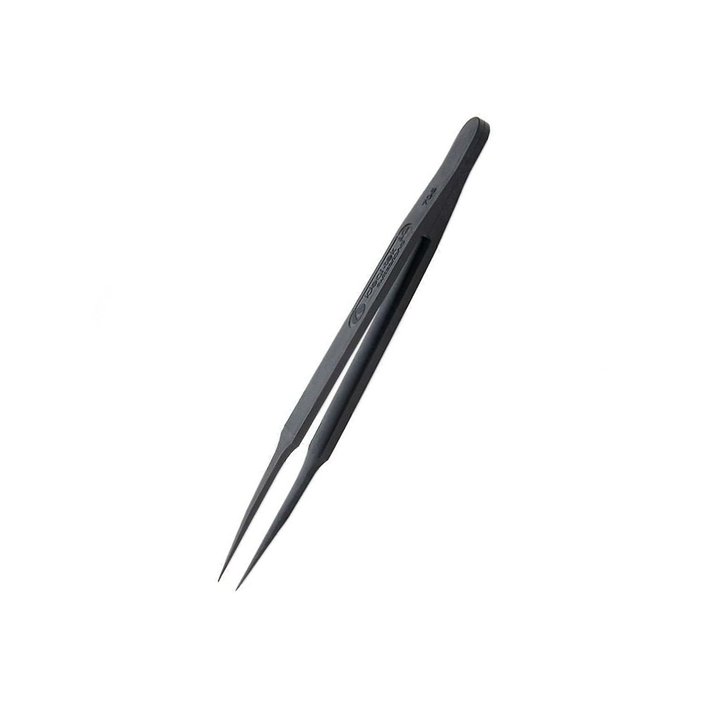 IDEAL-TEK Tweezers; non-magnetic,high rigidity; Tipwidth: