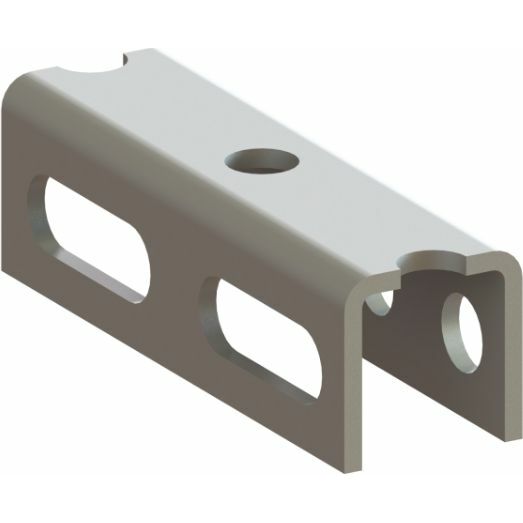 U veida montāžas profils 3mm, 2000mm