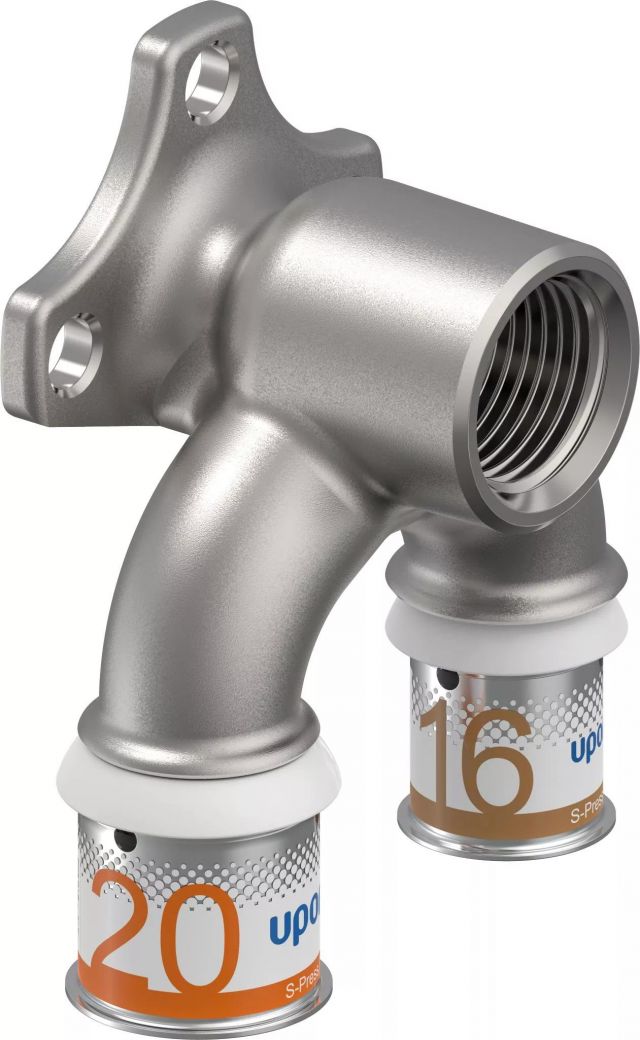 UPONOR U-veida sienas līkums ar stipr