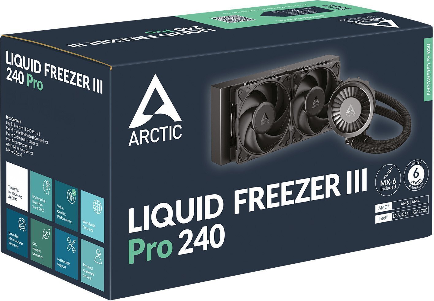 ARCTIC COOLING Ūdens dzesētājs Arctic Liquid