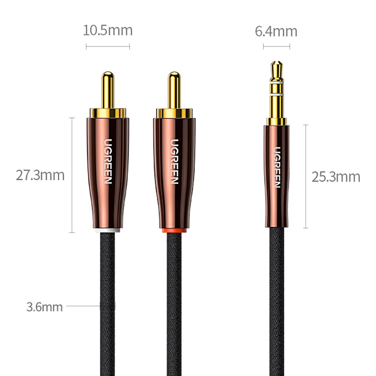 UGREEN AV170 2x RCA cable (Cinch)
