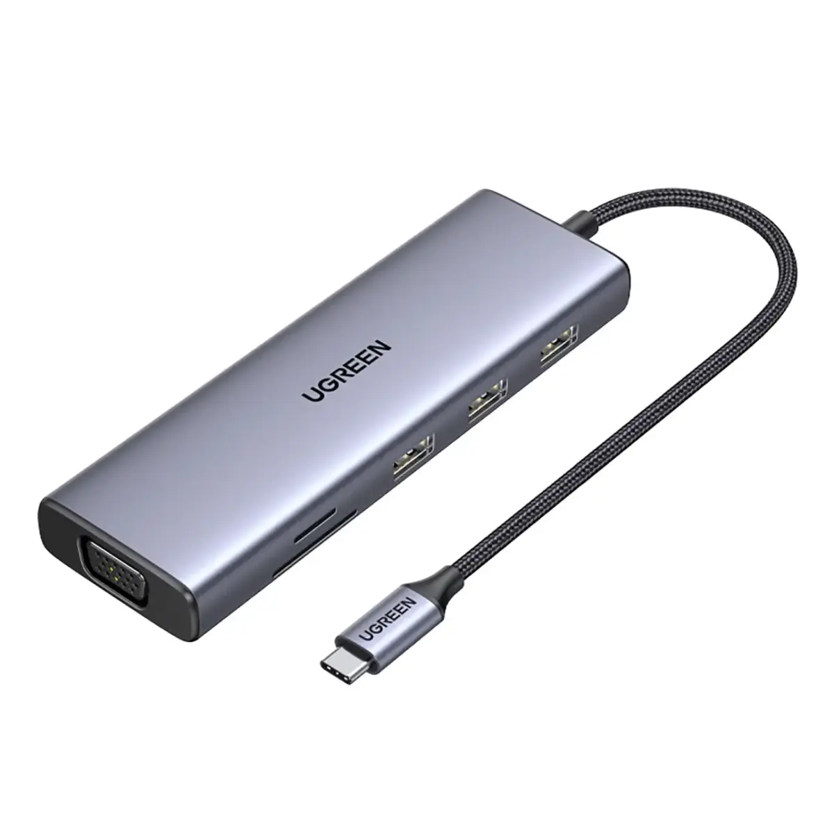 Dokēšanas stacija 7in1 USB-C - USB-A