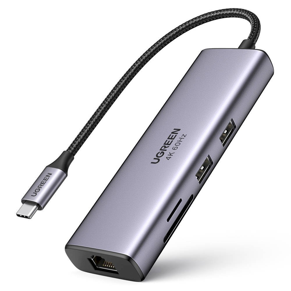 UGREEN CM512 USB-C dokstacija 7-in-1 USB-C