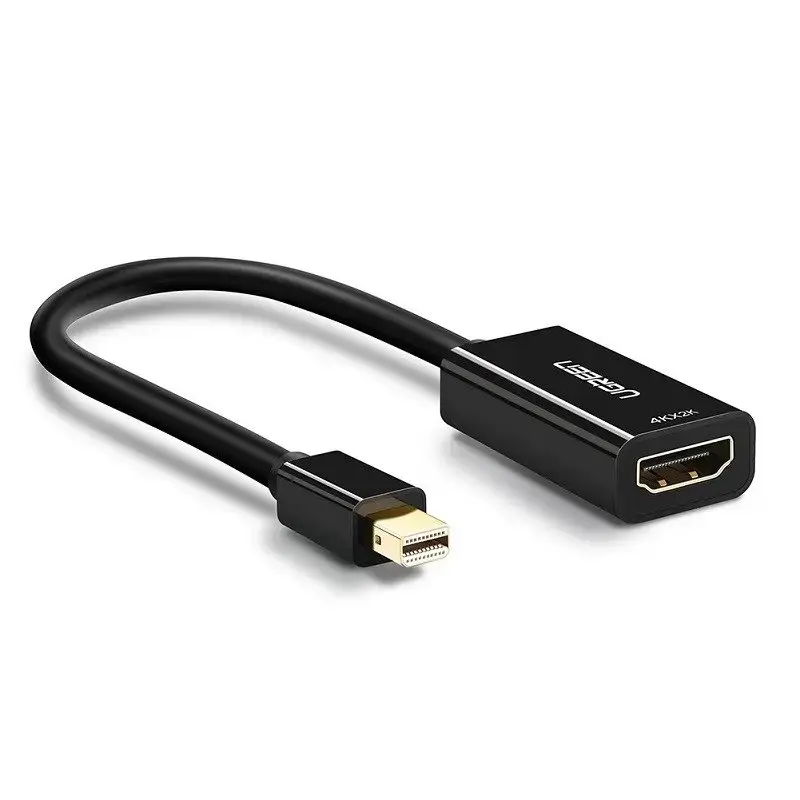 Pārveidotājs Mini DP spraudnis— HDMIligzda, melns