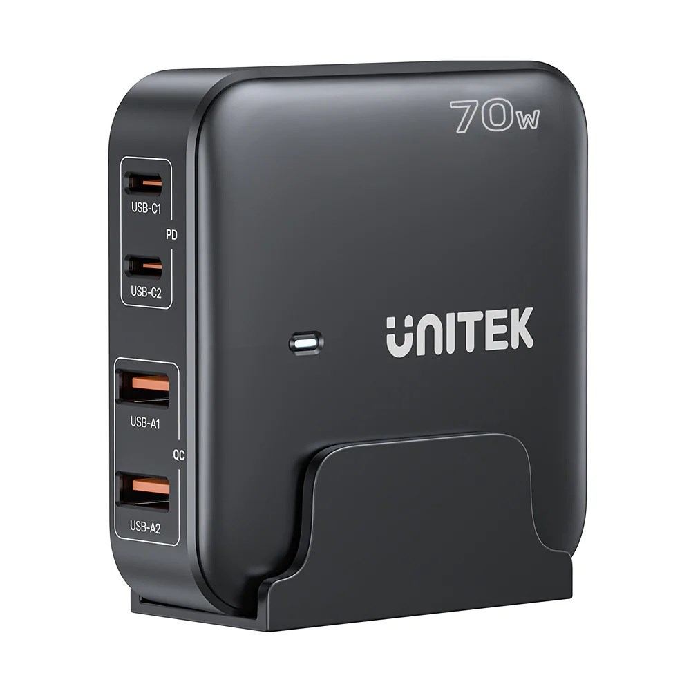 Unitek GaN 70W 2xUSB-A 2xUSB-C |