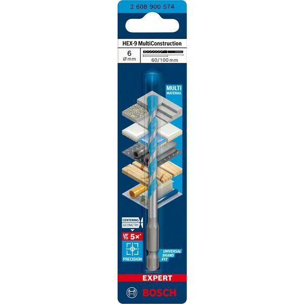 BOSCH Univ. urbis MultiConstr. HEX-9, 6x60x100