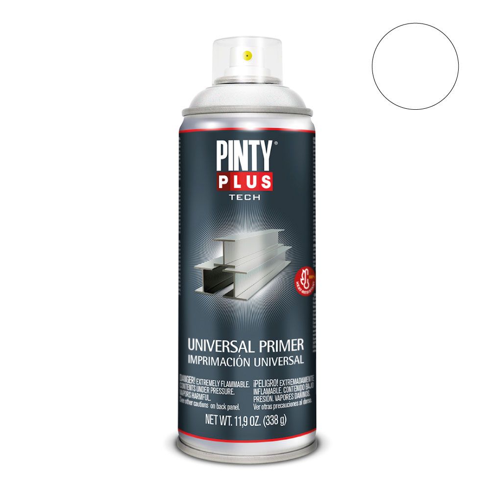 Universāla balta antikorozijas grunts krāsa aerosolā