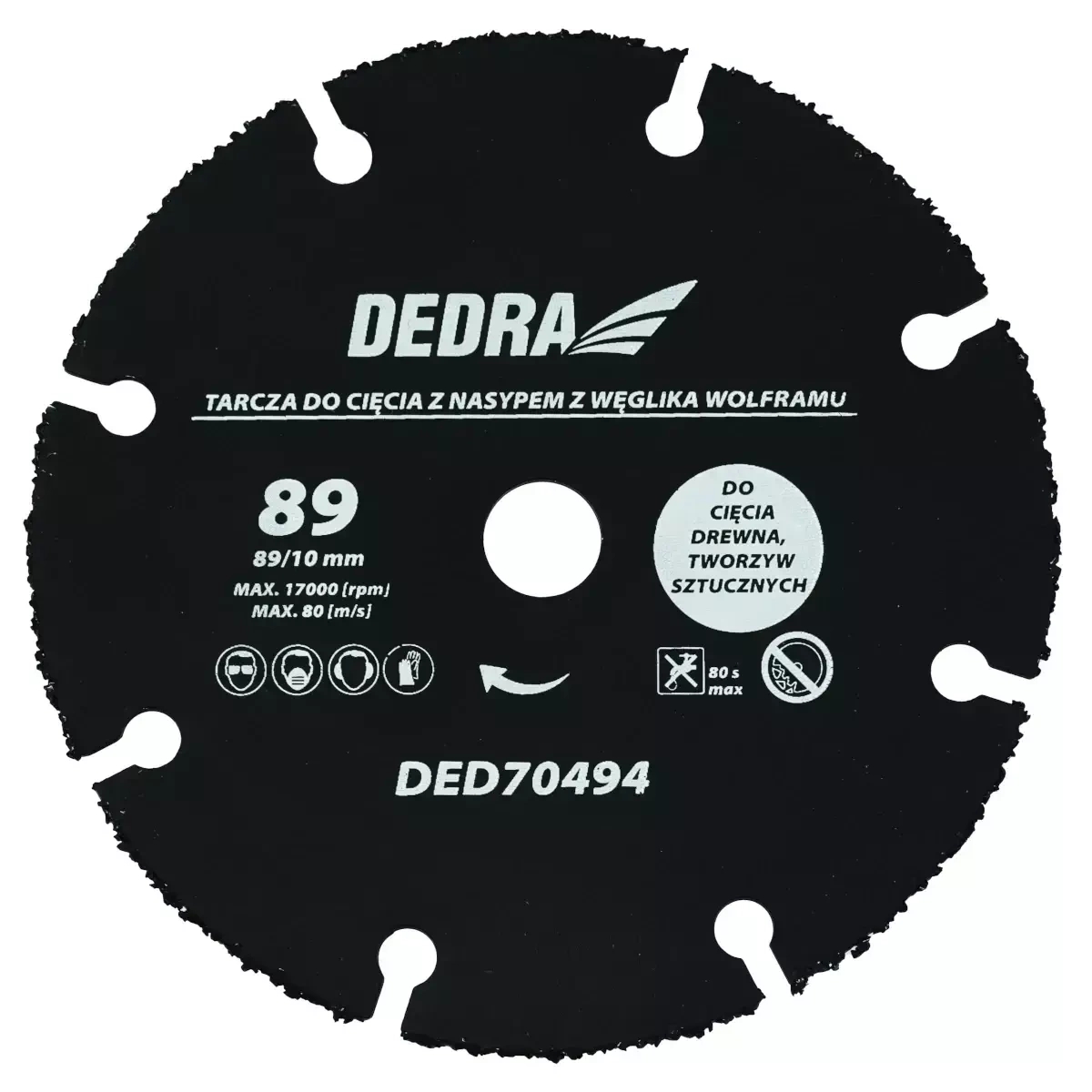 DEDRA-EXIM Universalais ripzagis 89x10mm paredzets DED7049