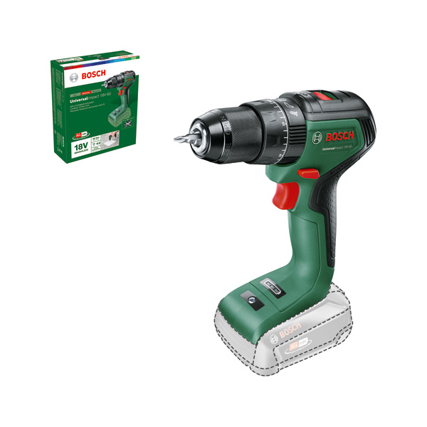 UniversalImpact 18V-60 solo Akum.triecienurbjmašīna Bosch