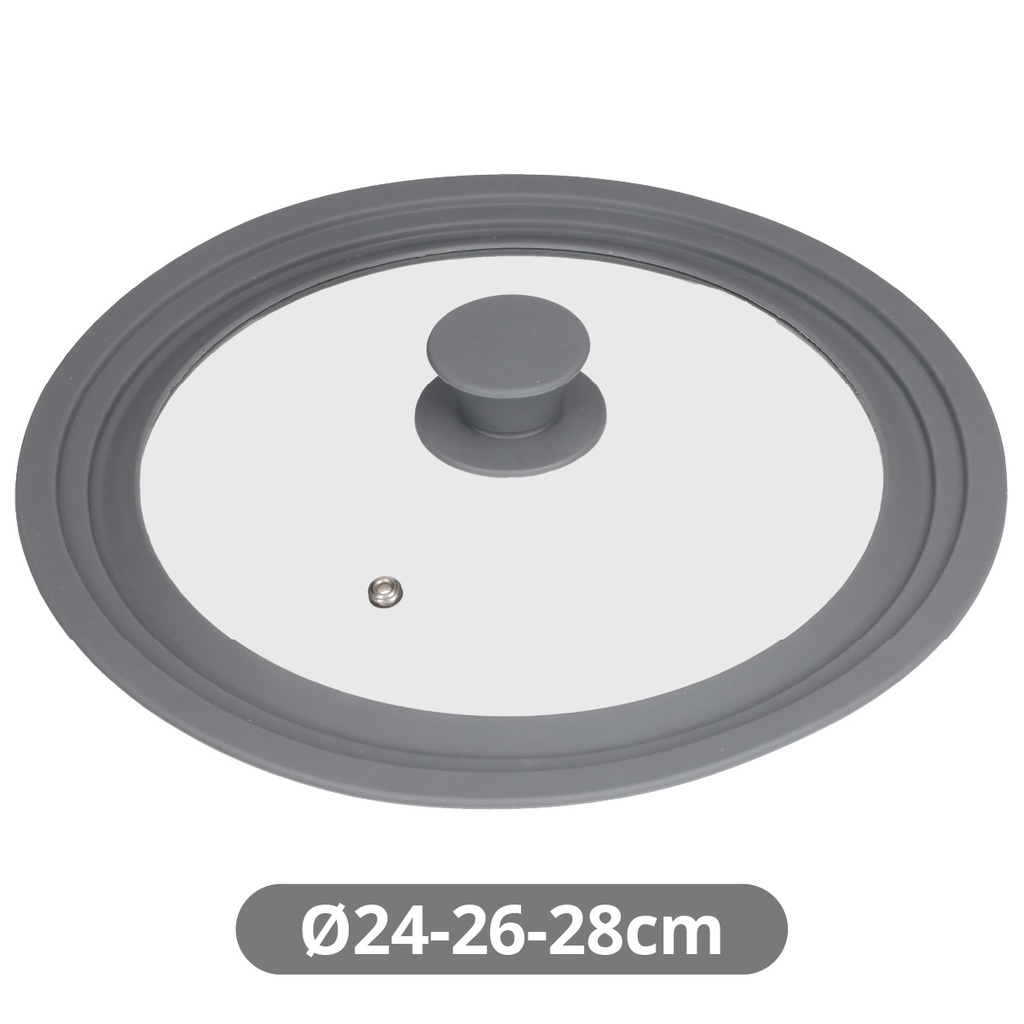 Universāls pannas stikla vāks 24/26/28 cm