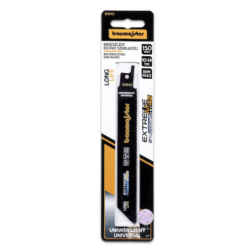 Baumajster Universāls zobenzāģa asmens 150mm 10–14TPI