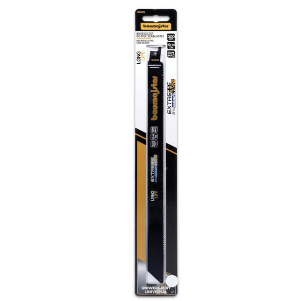 Baumajster Universāls zobenzāģa asmens 300mm 10–14TPI