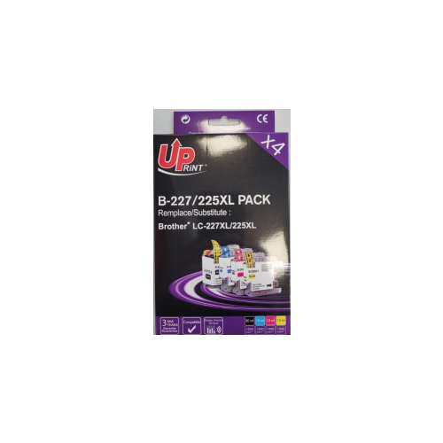 UPrint Brother 225XL BK (30ml)+C+M+Y (13ml)