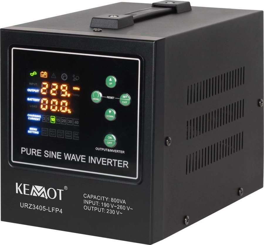 KEMOT 800VA/500W 12V/230VAC Nepārtrauktās barošanas bloks