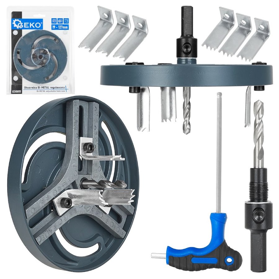 Urbis regulējams kokam, reģipsim 19-127mm Bi-Metal