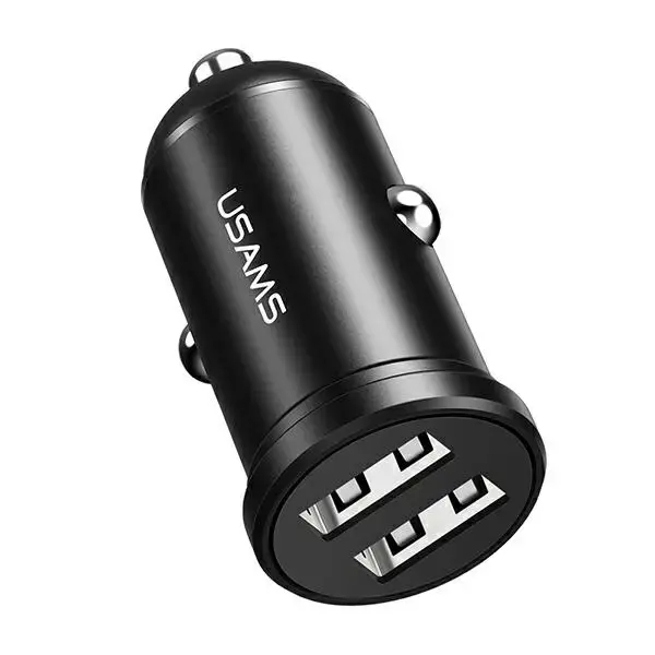 USAMS car Charger 2xUSB 2.4A