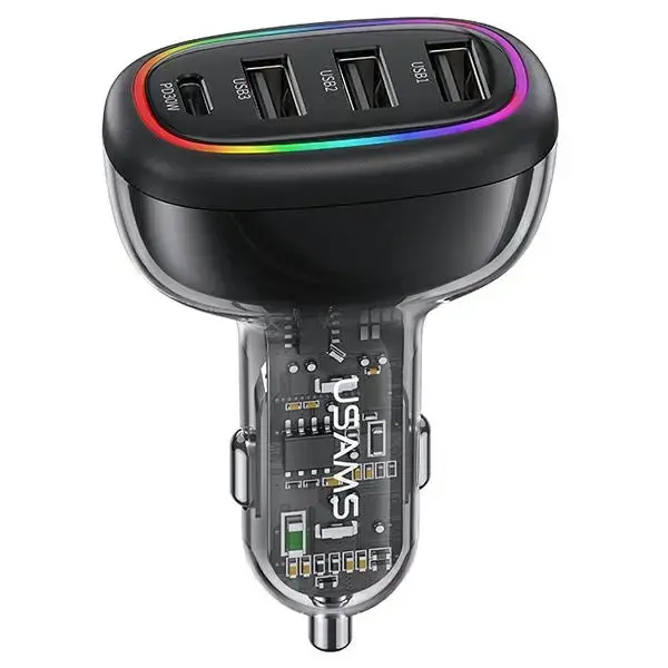 USAMS Ład. sam. 1xUSB-C 3xUSB-A C34
