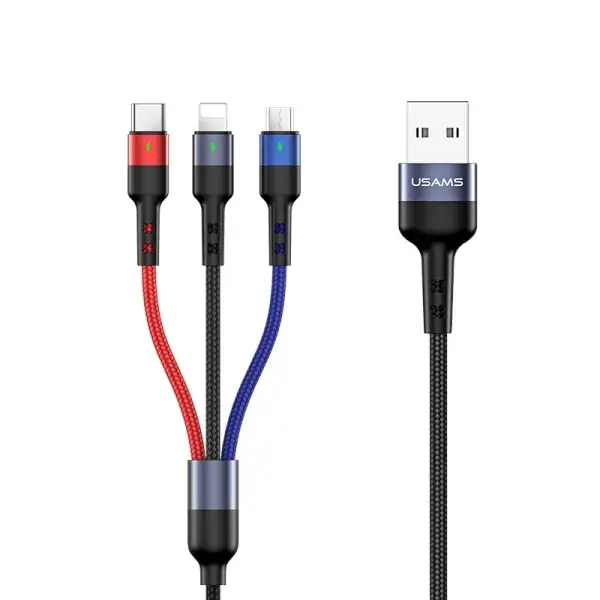 USAMS SJ410USB01 3-in-1 datu pārraides un