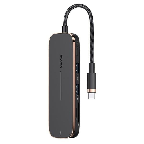 USAMS Adapter HUB 2xUSB + USB-C