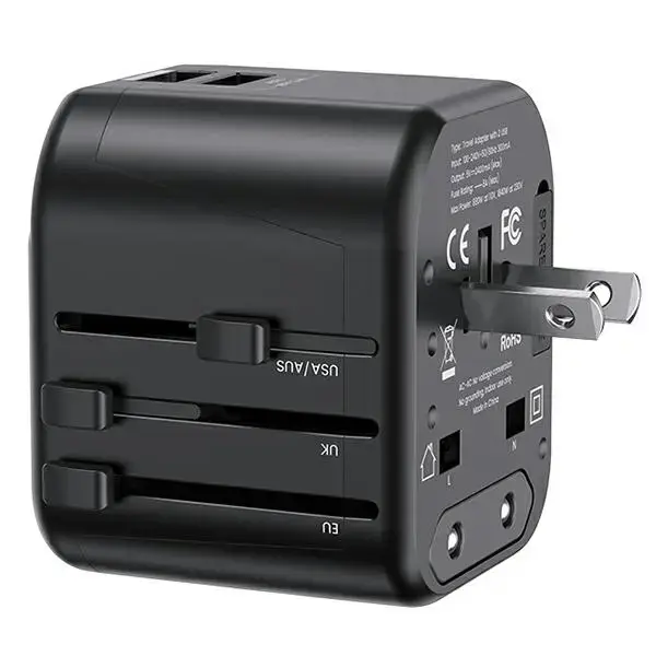 USAMS wall adapter 2xUSB T55 12W