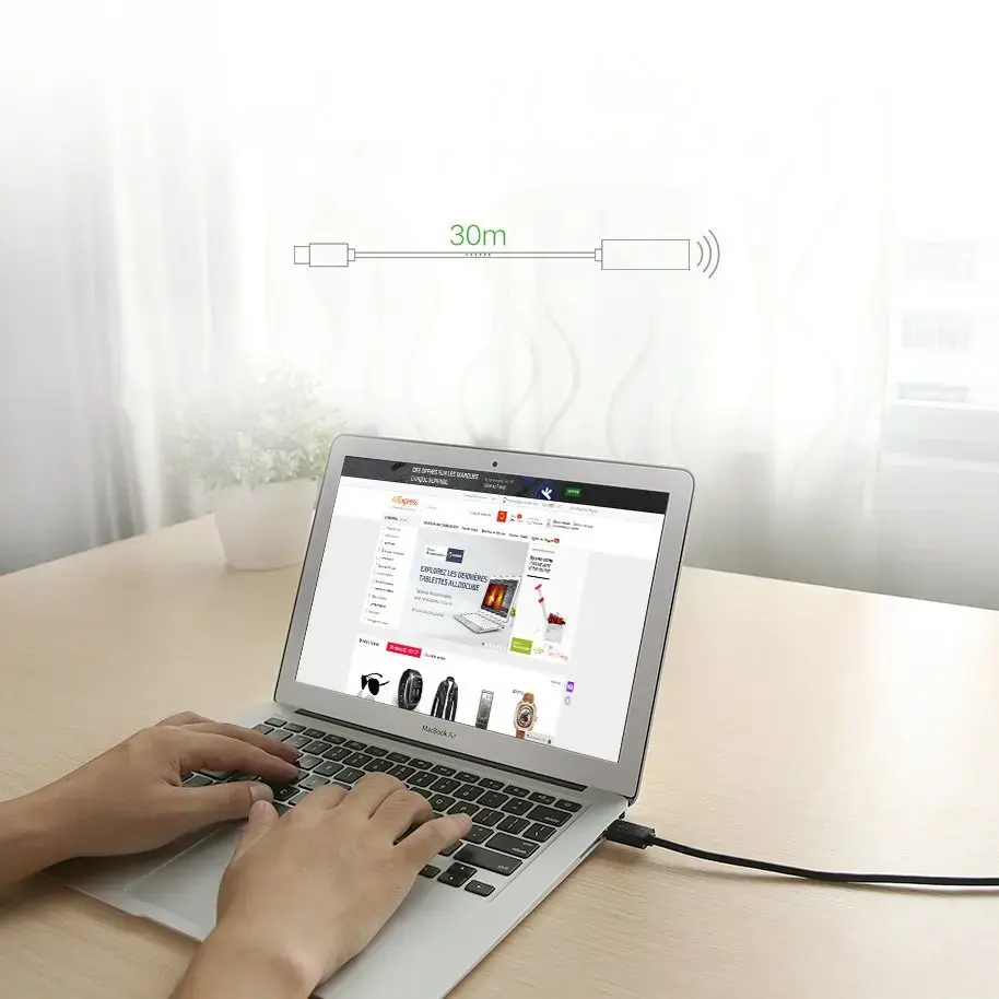 USB kabeļa pagarinātājs aktīvs AM -