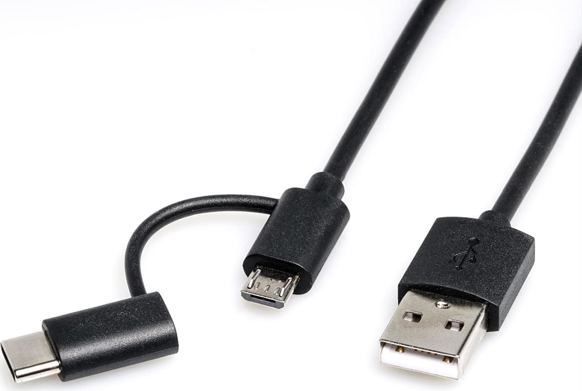 Roline USB 2.0 kabelis microB