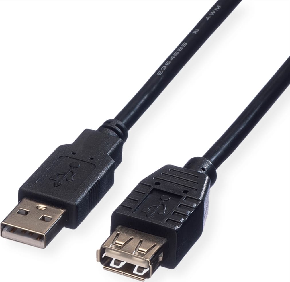 USB 2.0 pagarin. kabelis A-A
