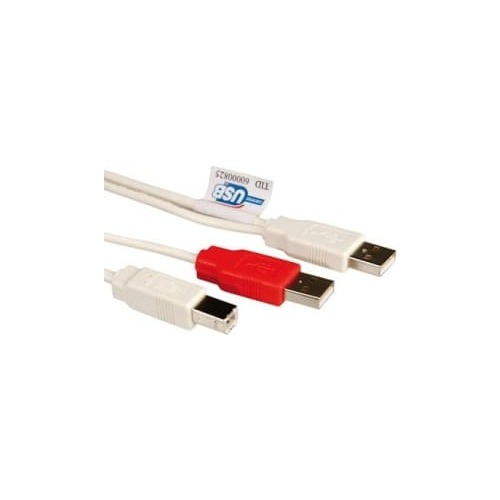 Roline USB2.0 Y-kabelis 2xAM +