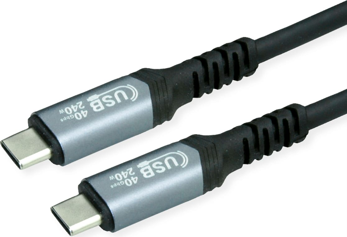 USB4 Gen3x2,  kabelis C–C, M/M, 240W