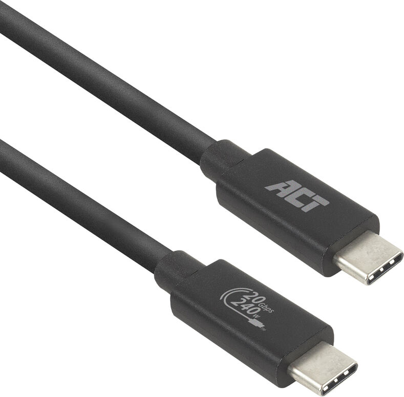 USB4 kabelis CM-CM 20GBPS TB3 240W