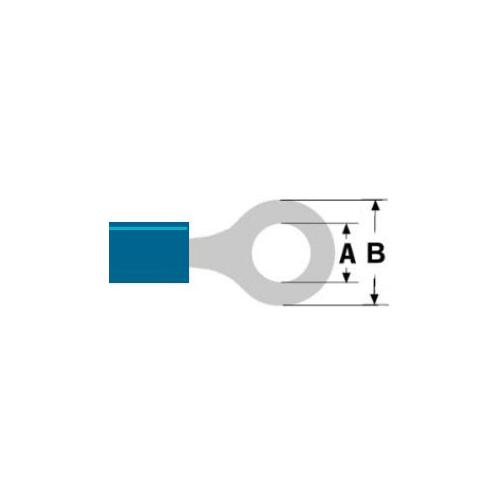 OEM Uzgalis cilpa Ø4.3mm zils