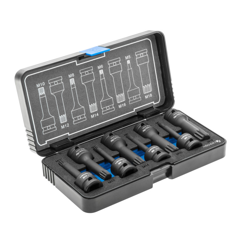 Uzgaļu komplekts trieciena 1/2" XZN M5
