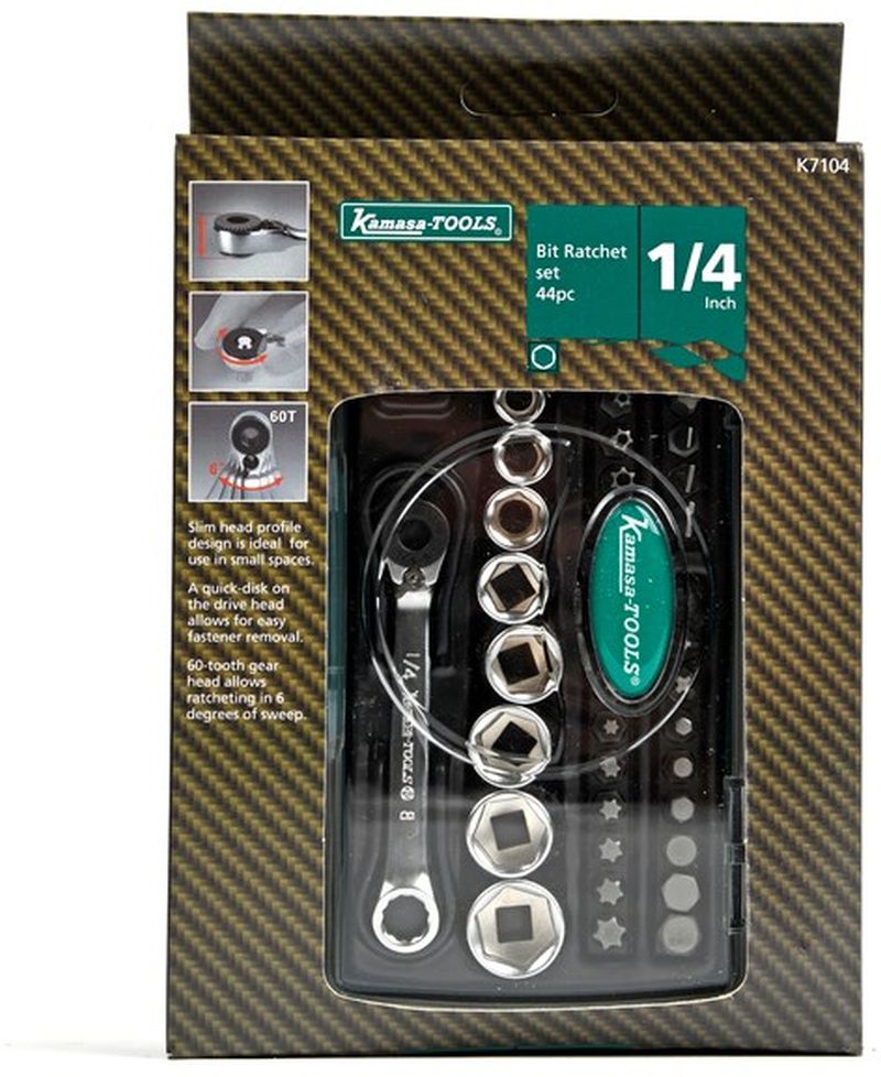KAMASA TOOLS Uzgaļu un muciņu komplekts