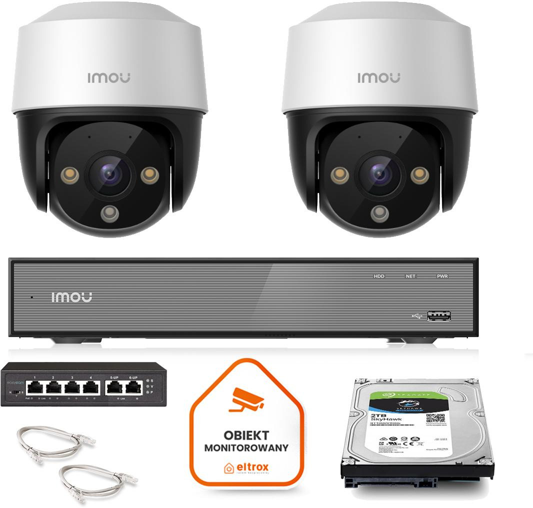 Uzraudzības komplekts Imou 2x IP kamera