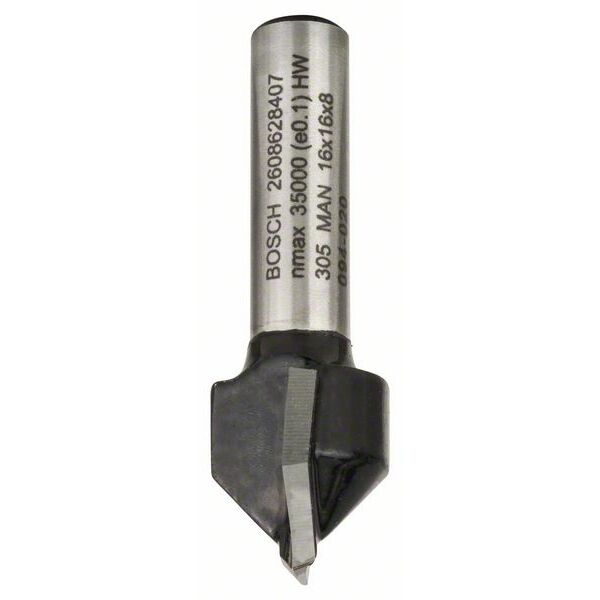 V-gropes frēze HM 90o, l=16mm,kāts