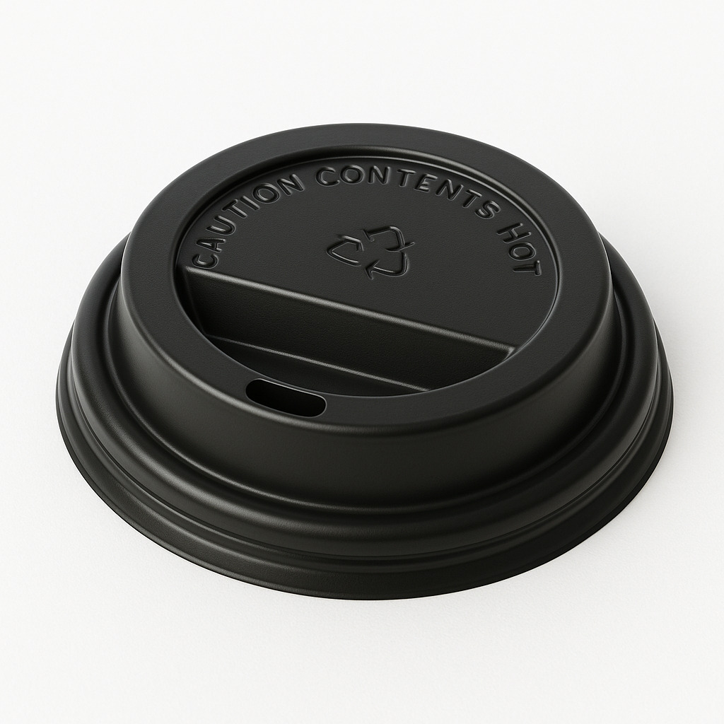 Vāciņs glāzēm 360-480ml, PS, 90mm, melns