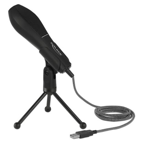 Delock USB Condenser Microphone with Table