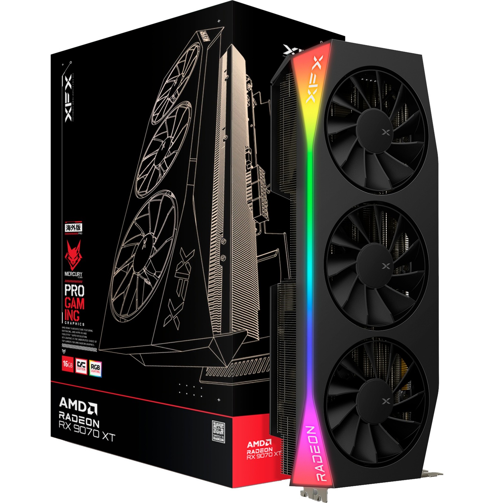 Vaizdo plokštė XFX Radeon RX 9070