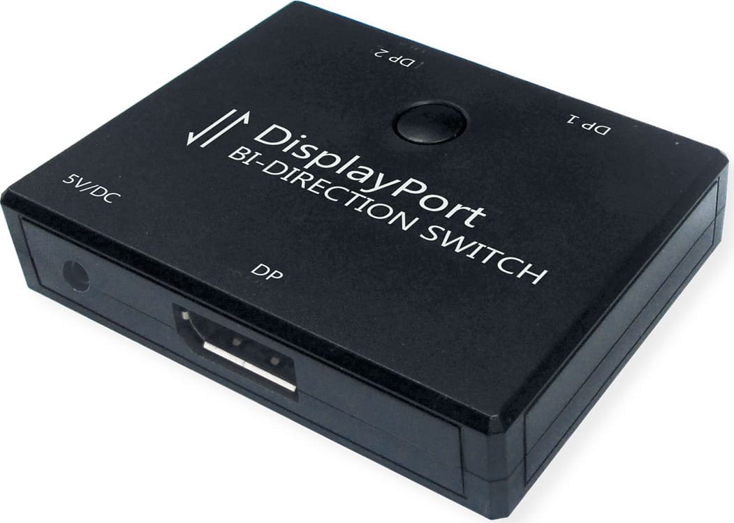 Value Bi-Directional DisplayPort Switch 4K60, 2-way