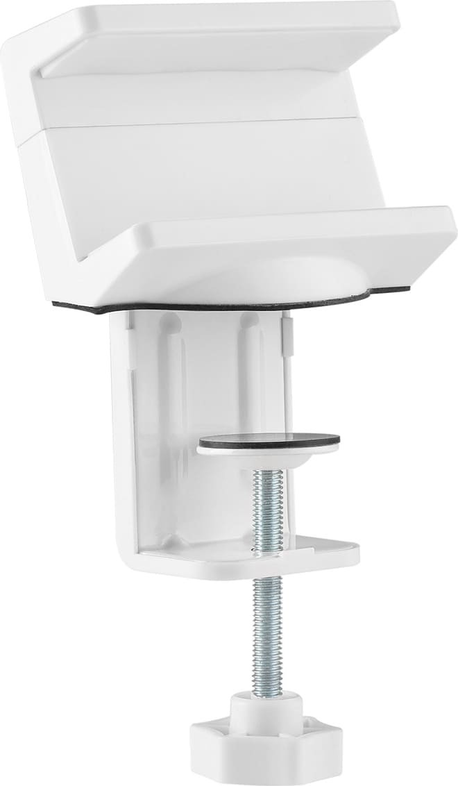 Value Clamp-On Power Strip Holder, white
