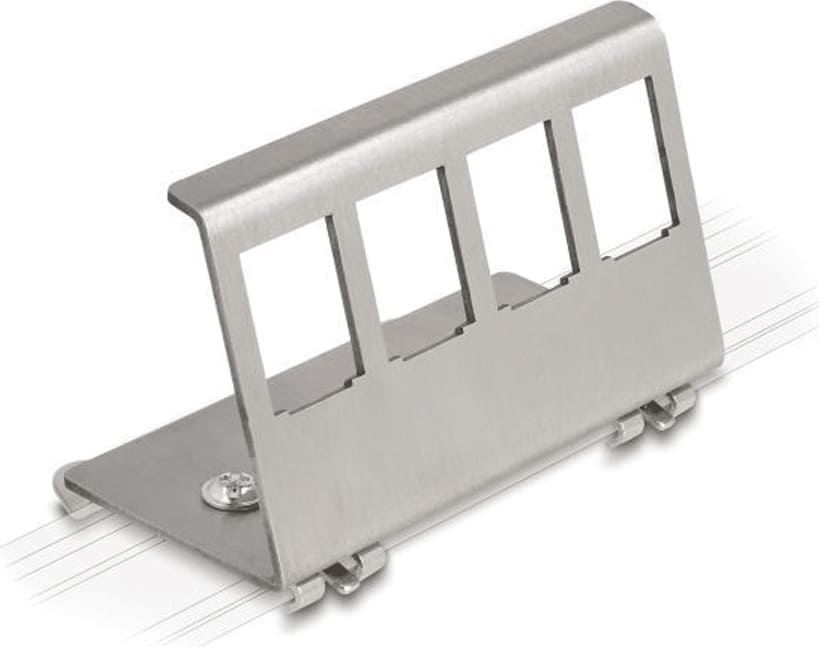 Value DIN Rail Adapter, empty, 4x