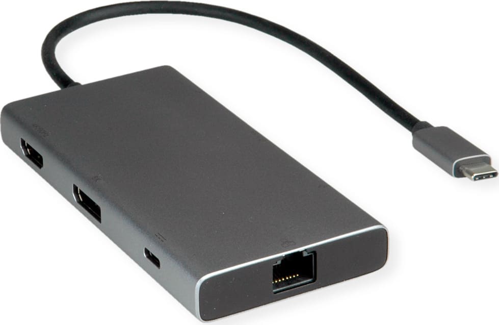 Value Dockingstation, HDMI+DP 4K60, 1x C
